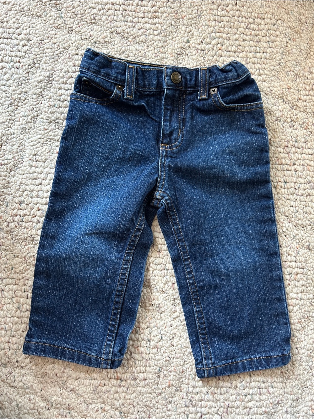 Kids Dark Blue Denim Jeans